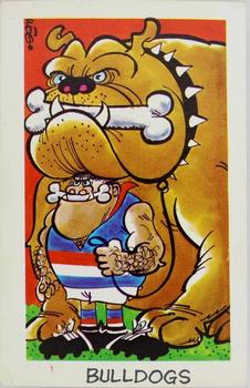 1973 Sunicrust Weg's Footy Funnies #NNO Bulldogs Front